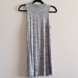 American Eagle Outfitters | Grey White Tank Dress